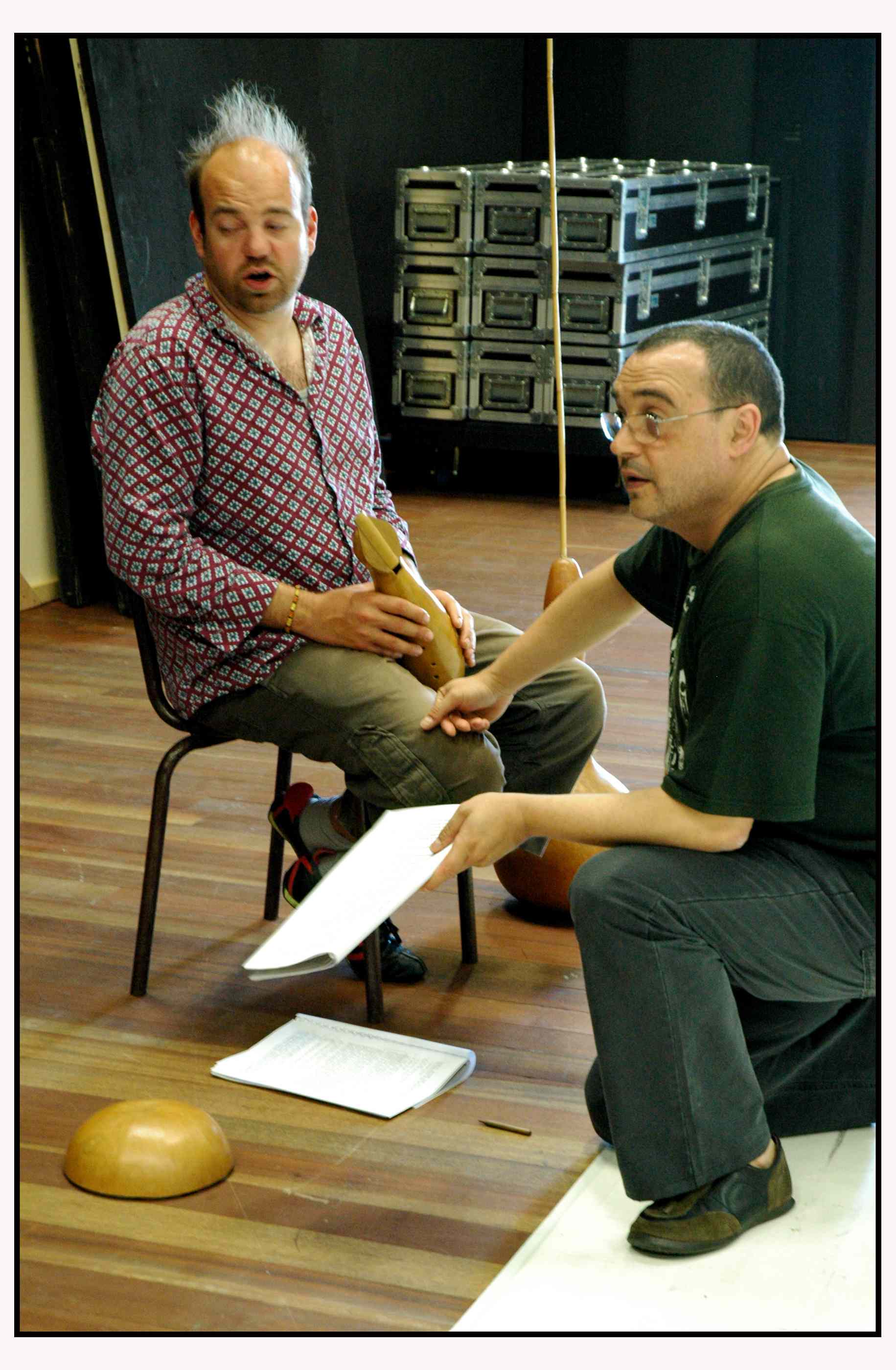 Arnaud Churin et Alvaro García de Zúñiga - photo de Yves Rousguisto