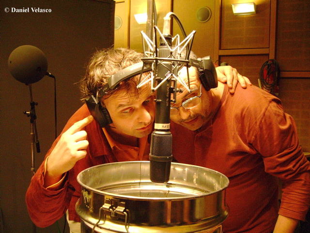 Leopold von Verschuer & Alvaro García de Zúñiga, WDR, Studio Akustische Kunst, photo de Daniel Velasco